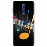 Husa silicon pentru Nokia 8, Colorful Music