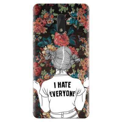 Husa silicon pentru Nokia 6, I Hate Everyone foto
