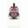 Husa silicon pentru Nokia 6, Colorful Owl Illustration