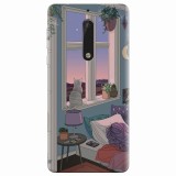 Husa silicon pentru Nokia 5, Girl Room