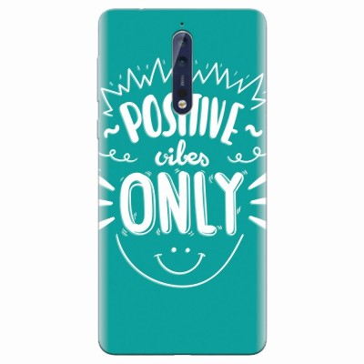 Husa silicon pentru Nokia 8, Positive Vibes foto