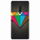 Husa silicon pentru Nokia 5, Colorful Diamond