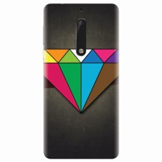 Husa silicon pentru Nokia 5, Colorful Diamond