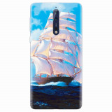 Husa silicon pentru Nokia 8, Attractive Art Of Ships