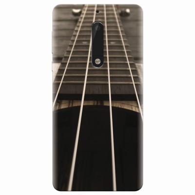 Husa silicon pentru Nokia 5, Bass Guitar foto