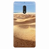 Husa silicon pentru Nokia 6, Beach Sand Closeup Holiday
