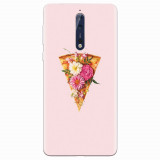 Husa silicon pentru Nokia 8, Flower Pizza