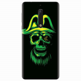 Husa silicon pentru Nokia 5, Pirate Skull