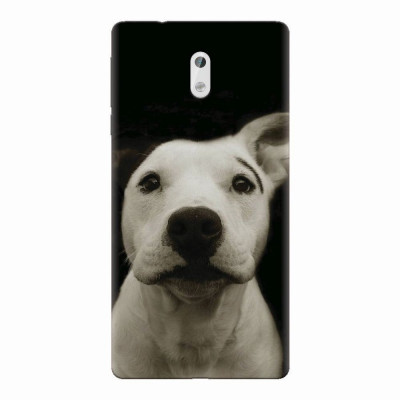 Husa silicon pentru Nokia 3, Funny Dog foto