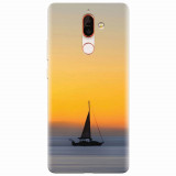 Husa silicon pentru Nokia 7 Plus, Wind Sail Boat Ocean Sunset