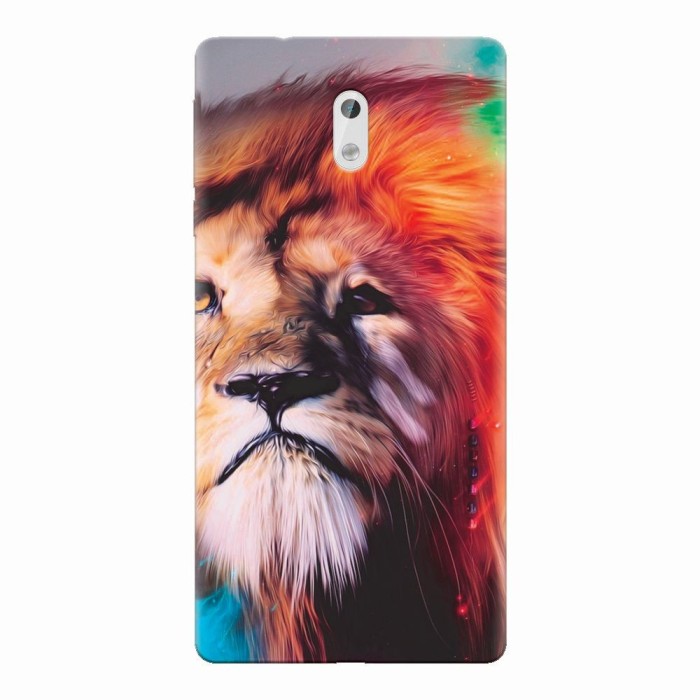 Husa silicon pentru Nokia 3, Awesome Art Of Lion