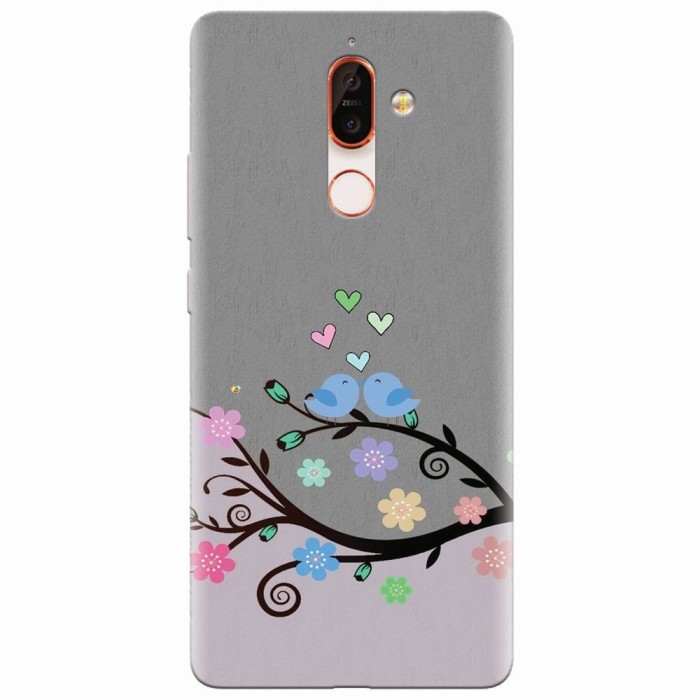 Husa silicon pentru Nokia 7 Plus, Bird Love