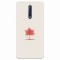Husa silicon pentru Nokia 8, Autumn Tree Leaf Shape Illustration