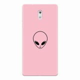 Husa silicon pentru Nokia 3, Pink Alien