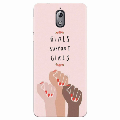 Husa silicon pentru Nokia 3.1, Girls Supportgirls foto