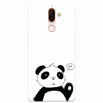 Husa silicon pentru Nokia 7 Plus, Panda Cellphone foto