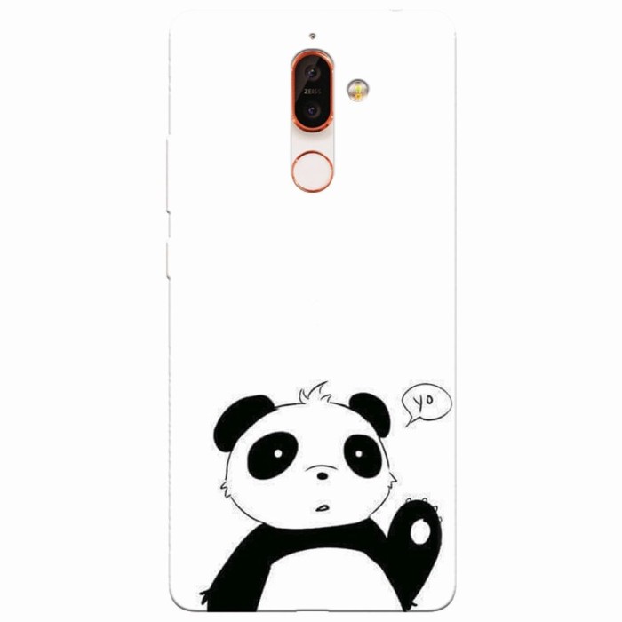 Husa silicon pentru Nokia 7 Plus, Panda Cellphone