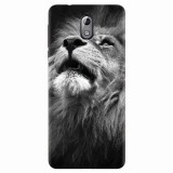 Husa silicon pentru Nokia 3.1, Majestic Lion Portrait