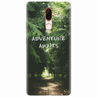 Husa silicon pentru Nokia 7 Plus, Adventure Awaits Forest foto