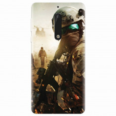 Husa silicon pentru Nokia 5, Battlefield