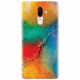 Husa silicon pentru Nokia 7 Plus, Colorful Wall Paint Texture