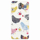 Husa silicon pentru Nokia 3.1, Chickens