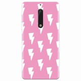 Husa silicon pentru Nokia 5, Electric Pink