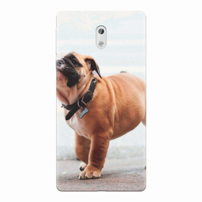 Husa silicon pentru Nokia 3, Little Dog Puppy Animal foto