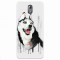 Husa silicon pentru Nokia 3.1, Husky Dog Watercolor Illustration