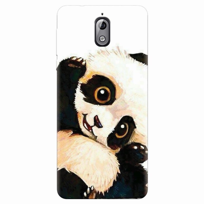 Husa silicon pentru Nokia 3.1, Baby Panda 002