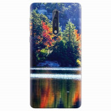 Husa silicon pentru Nokia 8, Lake Minnewaska Autumn