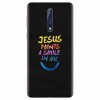 Husa silicon pentru Nokia 8, Jesus Paints A Smile In Me