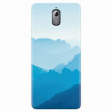 Husa silicon pentru Nokia 3.1, Blue Mountain Crests