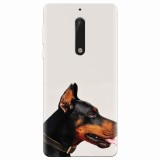 Husa silicon pentru Nokia 5, Doberman