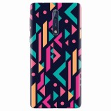 Husa silicon pentru Nokia 8, Alien Geometrics