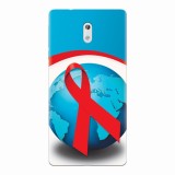 Husa silicon pentru Nokia 3, World Aids Day