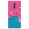Husa silicon pentru Nokia 8, Pink Liquid Dripping