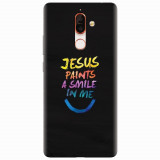 Husa silicon pentru Nokia 7 Plus, Jesus Paints A Smile In Me