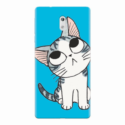 Husa silicon pentru Nokia 3, Cat Lovely Cartoon foto