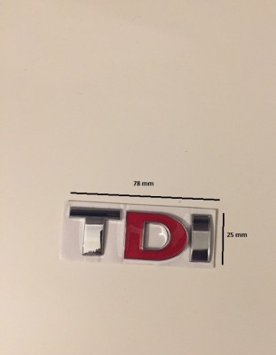 Emblema TDI d ROSU foto