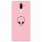 Husa silicon pentru Nokia 7 Plus, Pink Alien