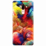 Husa silicon pentru Nokia 7 Plus, Oil Painting Colorful Strokes