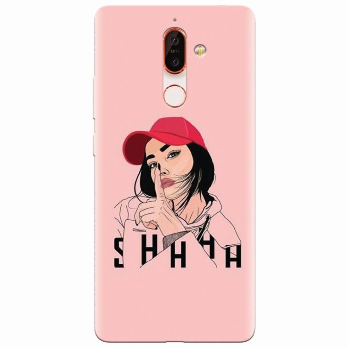 Husa silicon pentru Nokia 7 Plus, Shhh