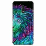 Husa silicon pentru Nokia 6, Abstract Lion 002