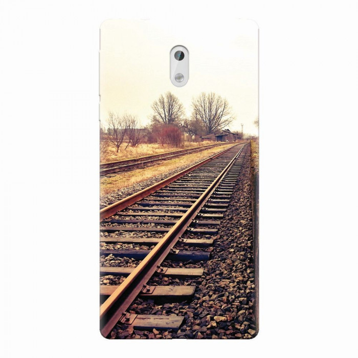 Husa silicon pentru Nokia 3, Railroad