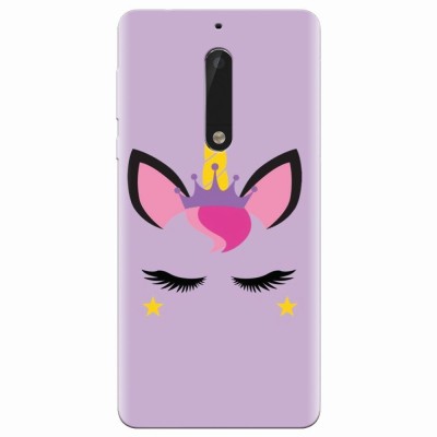 Husa silicon pentru Nokia 5, Unicorn Shine foto
