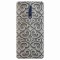 Husa silicon pentru Nokia 8, Baroque Silver Pattern
