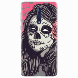 Husa silicon pentru Nokia 8, Mexican Girl Skull