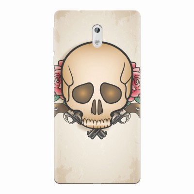 Husa silicon pentru Nokia 3, Skulls And Roses foto