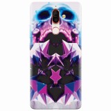 Husa silicon pentru Nokia 7 Plus, Abstract Framed Skull